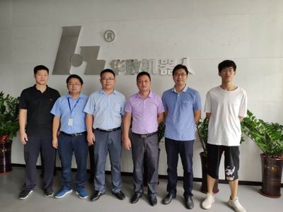 王亲敏校长助理一行到机器人应用企业调研