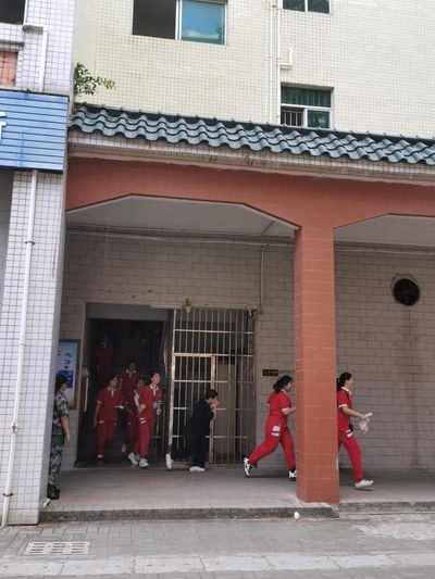 惠州理工学校开展应急疏散演练